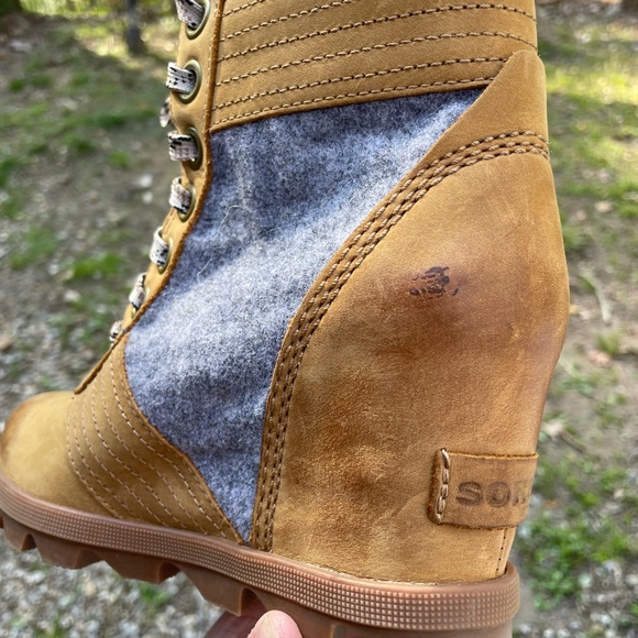 Sorel Joan Of Arctic Lexie Wedge Booties Size 6 - Picture 12 of 13